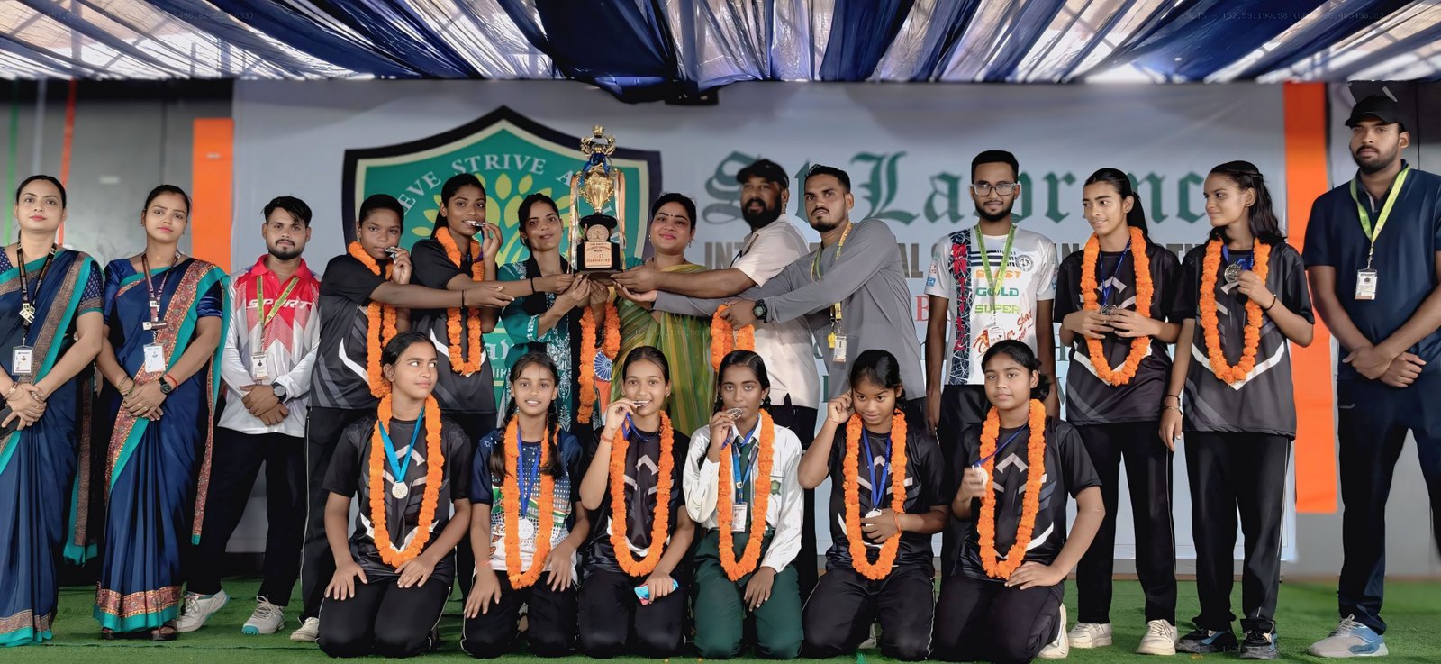 🏆 Proud Champions! Our Under-17 team shines victorious at the CBSE Cluster Games! 🥇✨